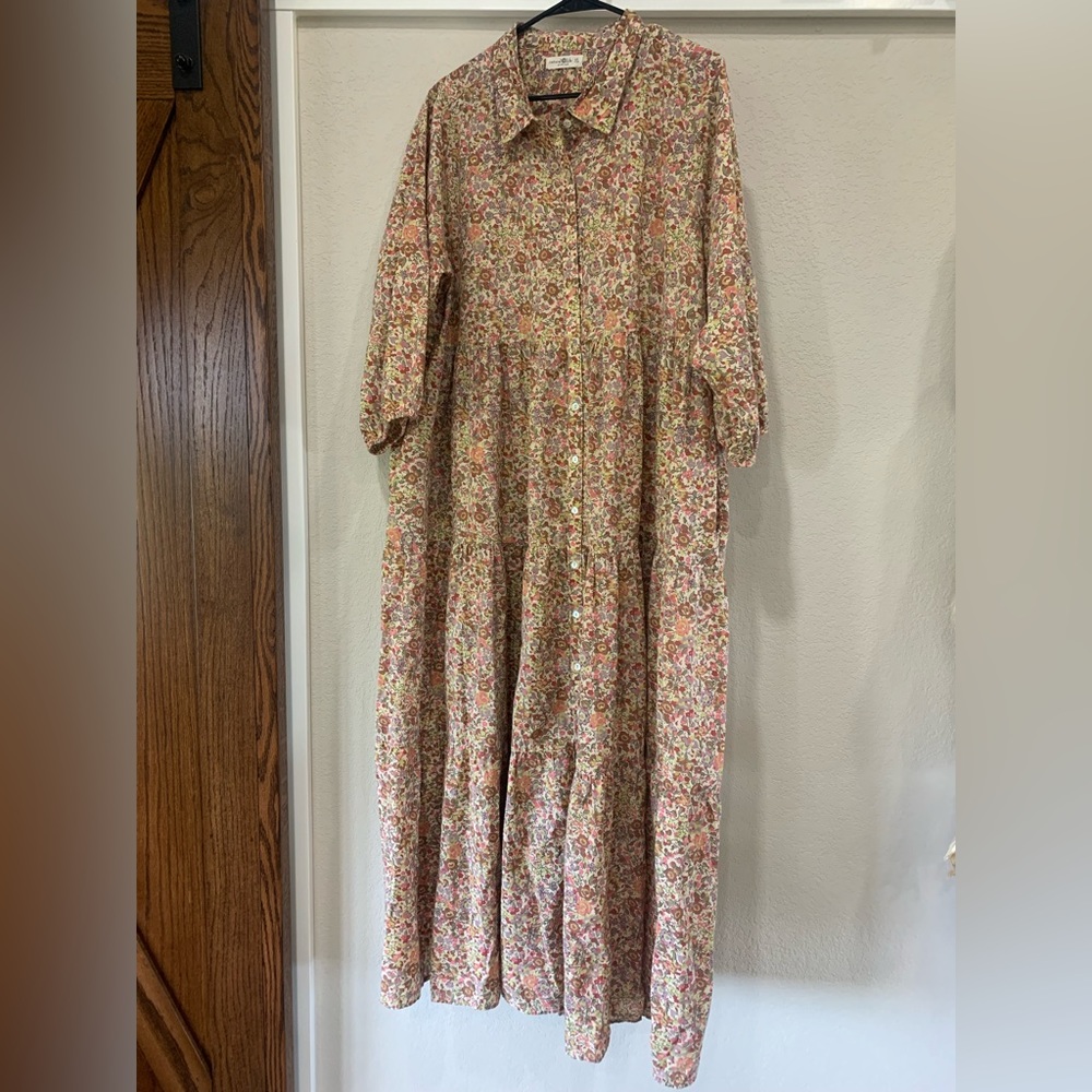 NATURAL LIFE Floral Maxi Dress - Multicolor